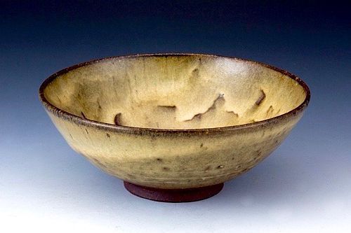 Shodai-yaki Tenmoku Chawan by Jitaro Chikashige III