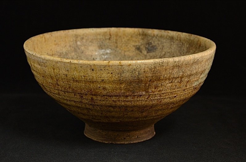 A Large, Finely Crafted ki-Seto Chawan of Considerable Age
