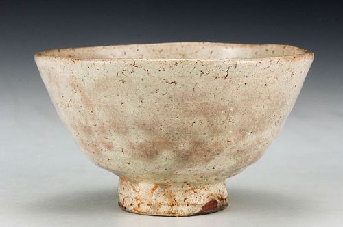 A Classic Hagi Chawan by Korai-zaemon Saka XI