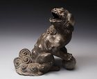 Antique Bronze Shishi (Guardian Lion Dog)
