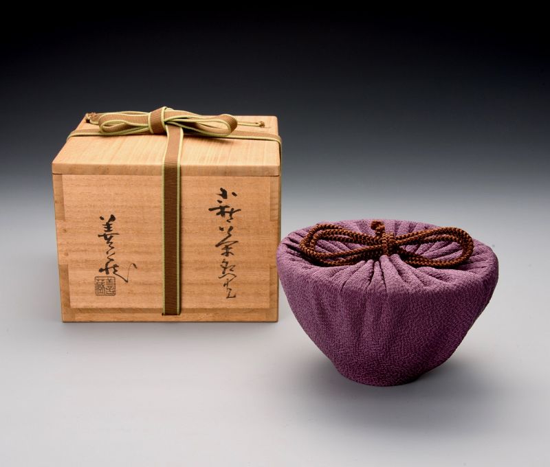 An Ido-shaped Hagi-yaki Tea Bowl by Zenzo Hatano (item #1412944)