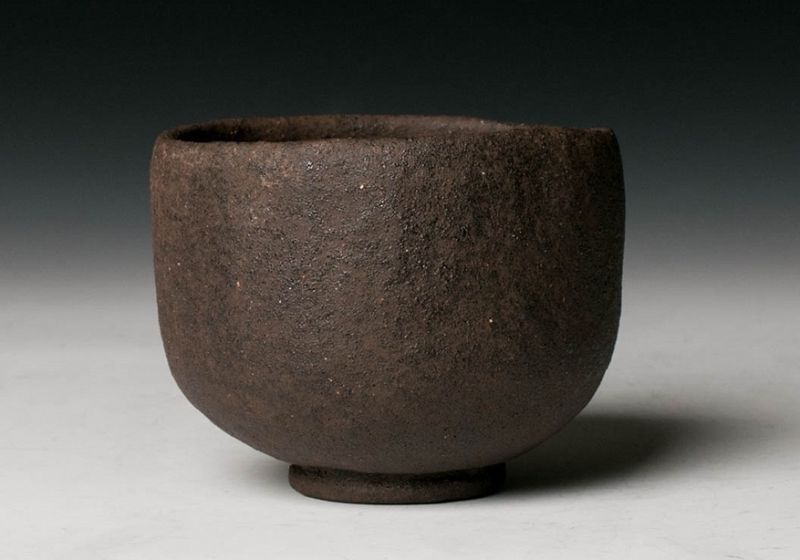 A Raku Tea Bowl by Tamamizu Souske