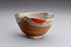 An Edo Period Karatsu Tea Bowl w/ Decorative Repairs (Tea Master Item)