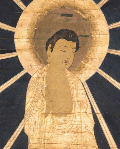 Muromachi Buddhist Painting of the Amida Triad