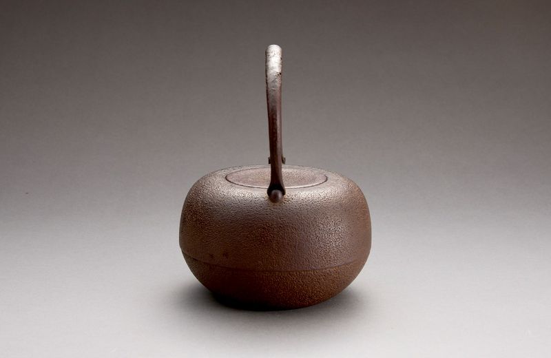 An Antique Cast-Iron Tea Kettle (Tetsubin)