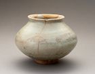 An Ancient Korean Celadon Vase with Gold Repairs