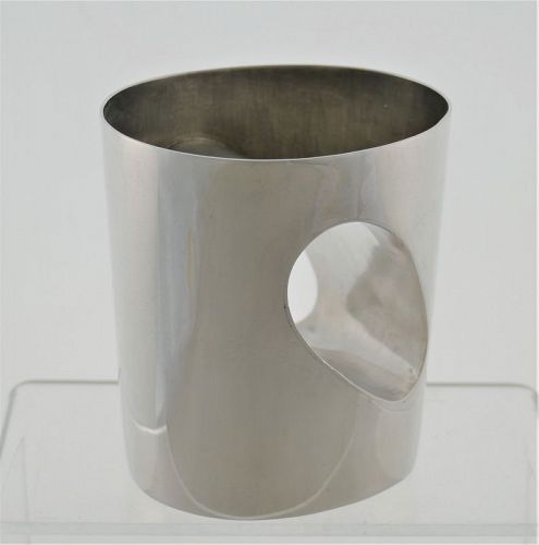 Antonio Pineda Sterling Silver Modernist Handwrought Tumbler Cup 1958