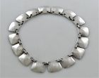 Hector Aguilar .940 Silver Handwrought Modernist Necklace 1960