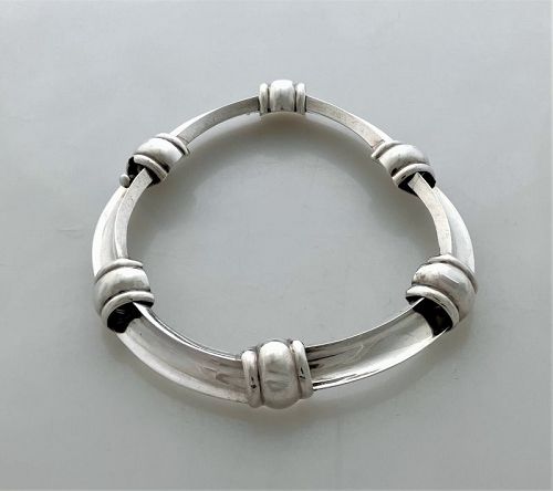 Antonio Pineda .970 Silver Modernist Necklace 1960