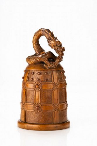 A Japanese Dragon on a bell
