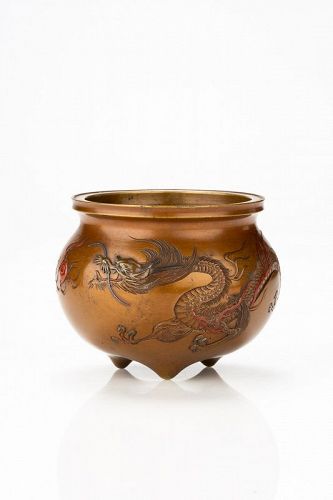 Nogawa company – A Japanese Cachepot vase