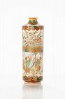 A finely painted and glazed Satsuma vase