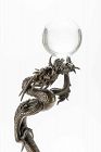 A bronze okimono depicting the ryu dragon