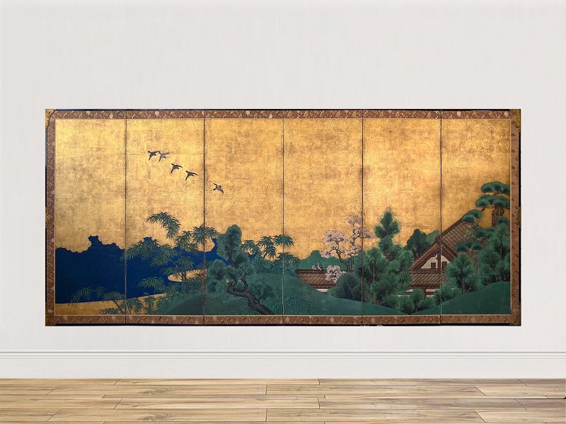 Antiques, Regional Art, Asian, Japanese, Paintings | Trocadero