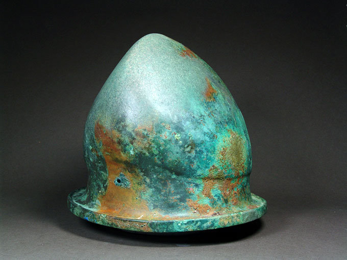 Etruscan Bronze Helmet of the Negau Type, 550-500 BC