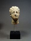 Greek Tarentine Votive Head, ex Bloch-Diener, 4th/3rd Century BC