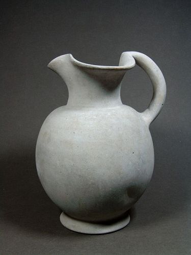Etruscan Grey Bucchero Oinochoe, 600-575 BC