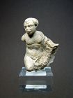 Greek Terracotta Figure of an African, 2nd-1st Century BC