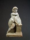 Greek Figure of Eros with Shield, 3rd/2nd Century BC