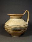 Apulian Messapian Bichrome Jug, 450-400 BC