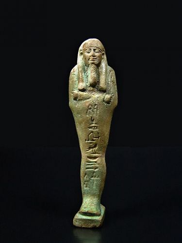 Egyptian Shabti for the Priest Ankh-Hap, 26th Dynasty, 664-525 BC