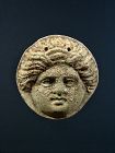 Greek Plaquette with Medusa Head, ex Philipp Lederer, 4th Century BC