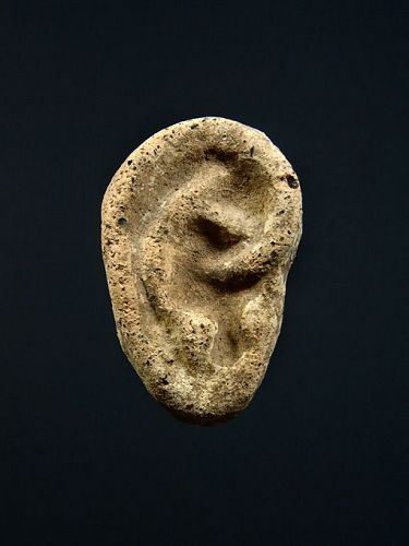 Etruscan Votive Ear, ex Moshe Dayan, 4th-2nd Century BC