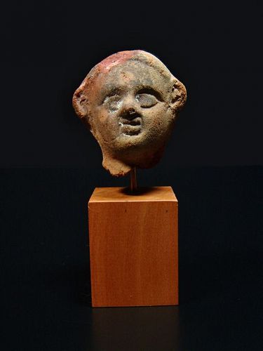 Egyptian Male Head, ex Moshe Dayan Collection, 200-225 AD