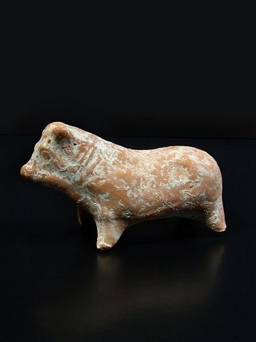 Greek Early Classical Figure of a Bovine, ex Ernst Pfuhl, 5th Cent. BC