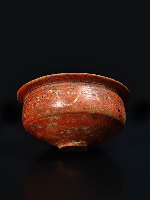 Etruscan White-On-Red Cup, 650-600 BC
