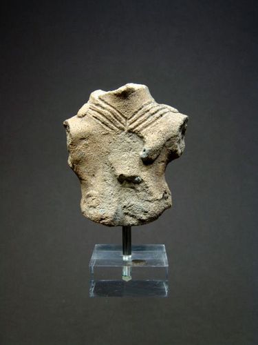 Early Greek Terracotta Female Torso, 8th-7th Century BC
