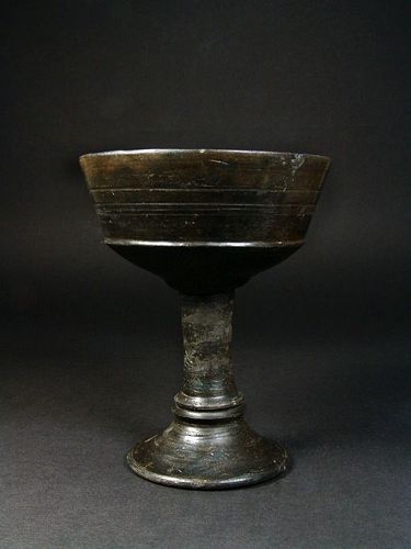 Etruscan Bucchero Chalice, 575-550 BC