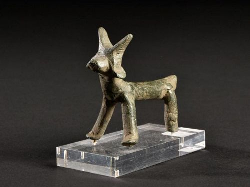 Greek Statuette of a Deer, ex Cahn, late 8th Century BC