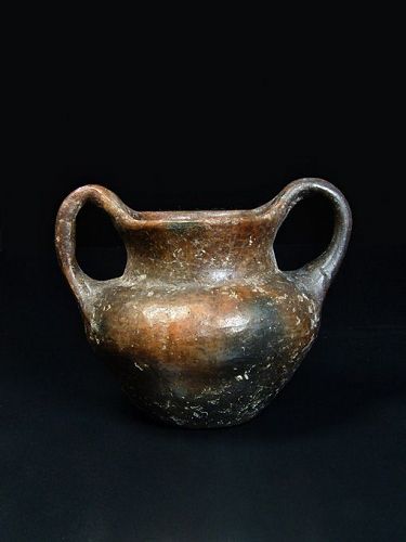 Etruscan Impasto Ware Kantharos, 750-650 BC