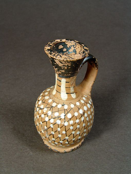 Greek Attic Net-Lekythos, Bulas Group, 380-350 BC