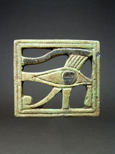 Egyptian Openwork Plaque with Udjat Eye, TIP, 1069-664 BC