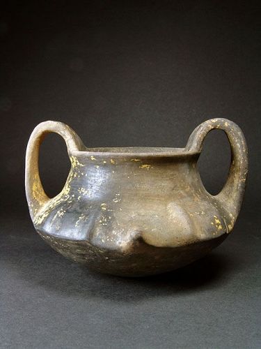 Etruscan Impasto Kantharos, ex Elsa Bloch-Diener, 750-650 BC