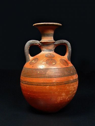 Cypriot Juglet, Black-on-Red Ware, 850-750 BC