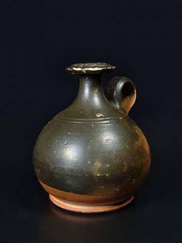 Greek Apulian Guttus with Upright Spout, 350-300 BC