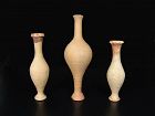 Three Greek Hellenistic Spindle Bottles, 4th-2nd Century BC