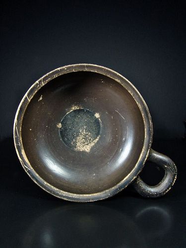 Large Campanian Black-Glazed Cup, 350-300 BC