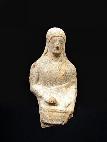 Greek Sicilian Writing Figure, Archaic Period, around 500 BC