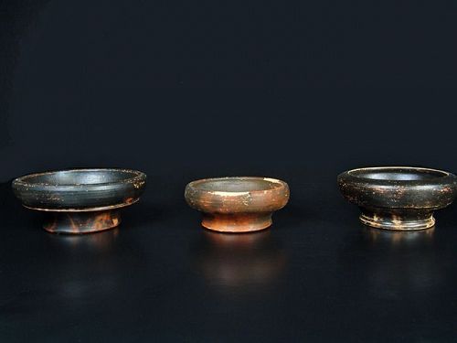 Greek Campanian Black-glazed Dishes, 350-300 BC