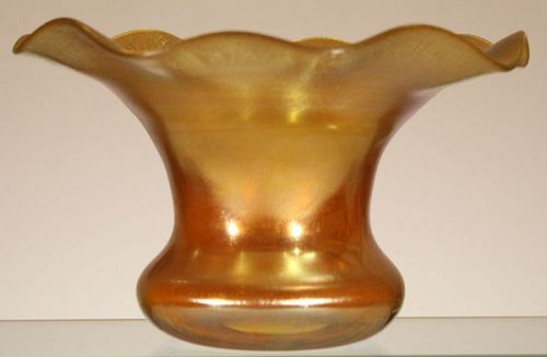 Gold Aurene Steuben Vase
