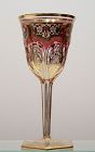 Moser Enameled Goblet