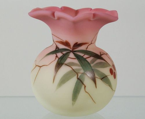 Webb Burmese Vase