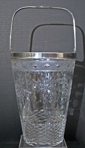 Hawkes Ice Bucket With Sterling Fittings