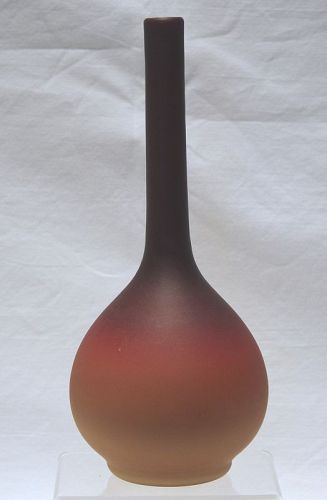Wheeling Peachblow Stick Vase