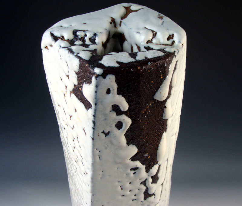 Contemporary Shiro-Hagi Vase by Miwa Kazuhiko