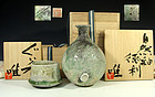 Shizen-Yu Japanese Sake Set by Tsujimura Yui